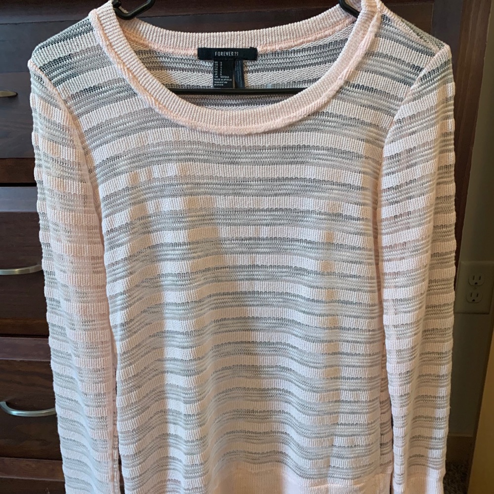 Light Pink Forever 21 Sweater
